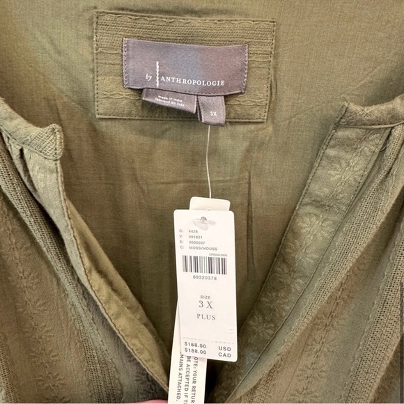🆕 NWT Anthropologie Somerset Maxi Dress Moss 3X - Picture 6 of 10
